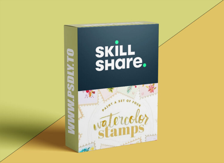 Skillshare - Watercolor Stamps: Paint a Set of Four in 30-Minutes 1 Skillshare - Watercolor Stamps: Paint a Set of Four in 30-Minutes