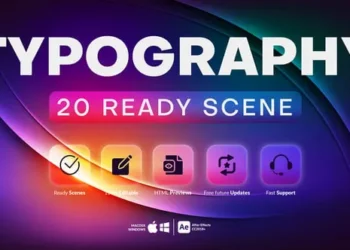 Videohive 20 Creative Typography Scenes 33534899