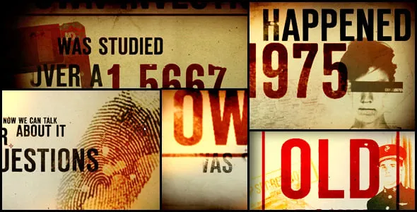 Videohive - Old archive kinetic typographic - 7722300 1 Videohive - Old archive kinetic typographic - 7722300
