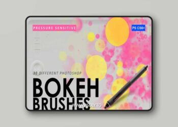 30 Bokeh Photoshop Brushes 3799814