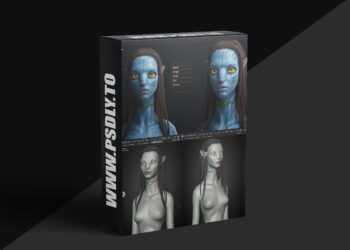 Artstation - Avatar Character modeling - Blender - Full videos recorded and resourses