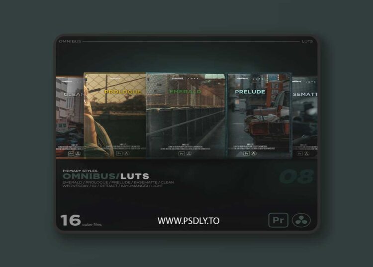 Benj™ – Omnibus LUTS 1 Benj™ – Omnibus LUTS