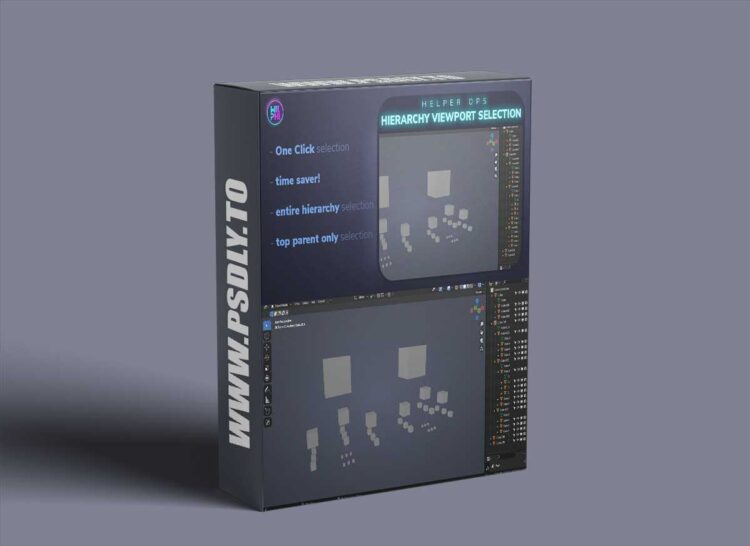 Blender Market - Hierarchy Viewport Selection 1.0.2 1 Blender Market - Hierarchy Viewport Selection v1.0