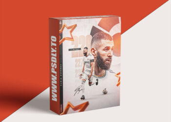 Gigi Zakaidze - Creating A Football Poster Photoshop Tutorial - Karim Benzema