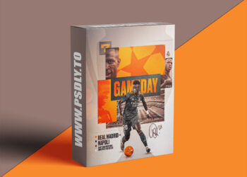 Gigi Zakaidze - Vinicius Jr - Gameday Poster - Photoshop Tutorial