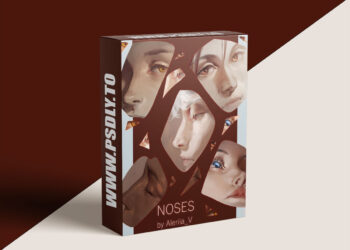 Gumroad - Aleriia_V - Tutorial - How I draw noses