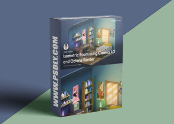 Patata School – How to Make an Isometric Room in Cinema 4D and Octane