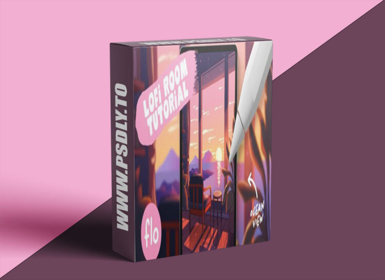 Artwithflo - Procreate Tutorial Ocean View Lofi Room 1 Procreate Tutorial Ocean View Lofi Room