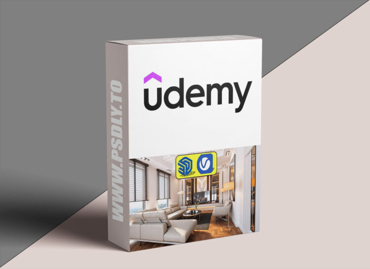 Udemy - Realistic Interior Rendering with Sketchup VRay 7 1 Realistic Interior Rendering with Sketchup VRay 7