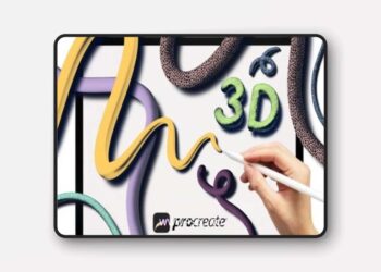 3D Brushes for Procreate