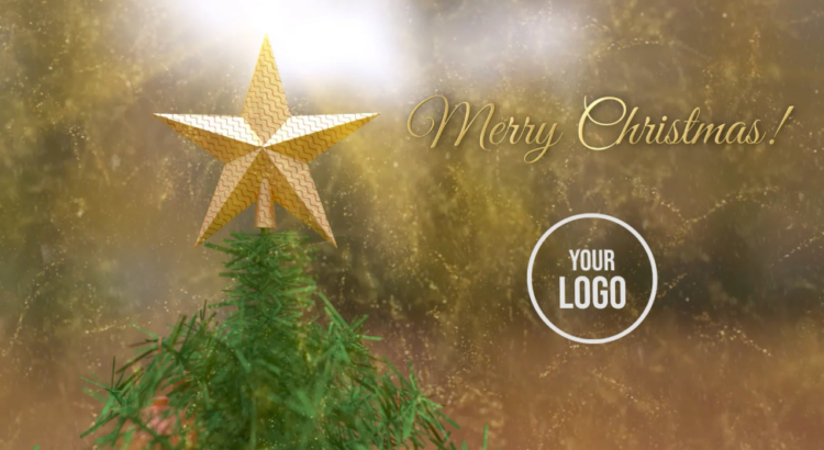 After Effects Template Of Christmas Tree Logo Reveal 1 After Effects Template Of Christmas Tree Logo Reveal