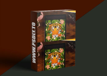 Art with Flo - Stylized Tiger with Patterns