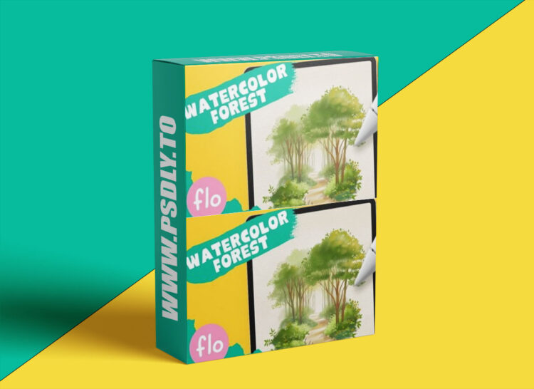 Art with Flo - Watercolor Forest 1 Art with Flo - Watercolor Forest