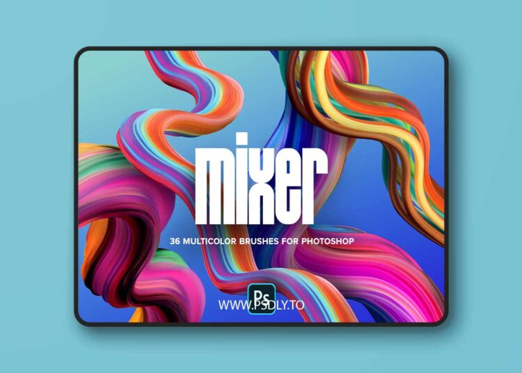 Chromasupply - Mixer: Multicolor Brushes (Photoshop) 1 Chromasupply - Mixer: Multicolor Brushes (Photoshop)