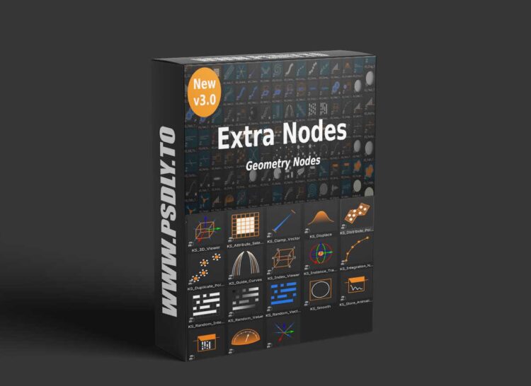 Gumroad - Extra Nodes for Geometry Nodes v3.5 for Blender 1 Gumroad - Extra Nodes for Geometry Nodes v3 for Blender