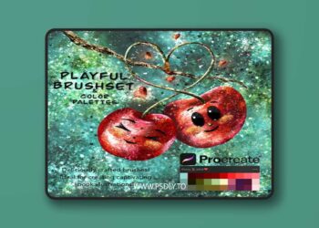 Playful Brushes & Color Palettes for Procreate