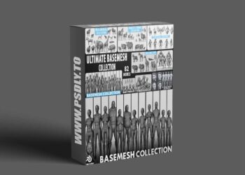 Superhivemarket - Ultimate Basemesh Collection - Topology + Uv Map