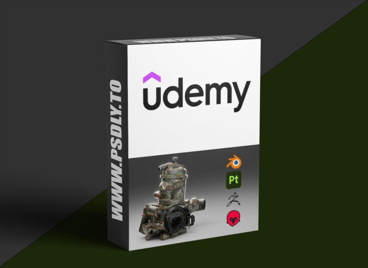 Udemy - Old Engine Creation in Blender ⏐ Substance Painter 1 Udemy - Old Engine Creation in Blender ⏐ Substance Painter