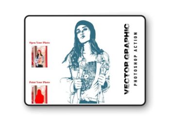 Vector Graphic Actions for Photoshop