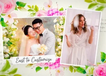 Videohive - Floral Wedding Slideshow - 57464688