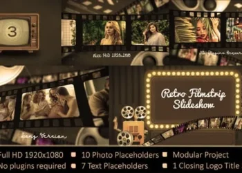 Videohive - Retro Flimstrip Slideshow - 57698949