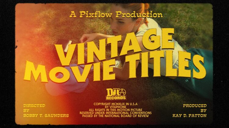 Pixflow - Animated Vintage Movie Titles 1 Pixflow - Animated Vintage Movie Titles