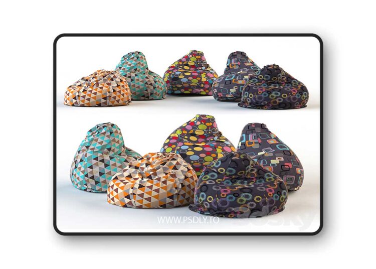3dsky Pro - Armchair bag with bright print (set of 5 pieces) 1 3dsky Pro - Armchair bag with bright print (set of 5 pieces)