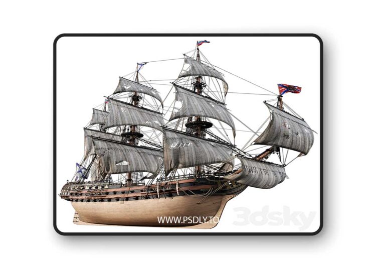 3dsky Pro - Flagship Peter 1 The Ingermanland 1715 1 3dsky Pro - Flagship Peter 1 The Ingermanland 1715