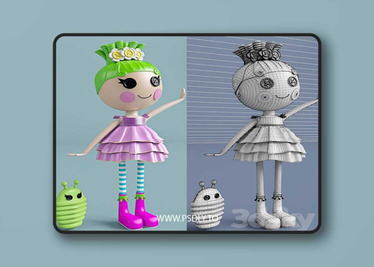 3dsky Pro - Lalaloopsy doll with bukashechkoy 1 3dsky Pro - Lalaloopsy doll with bukashechkoy