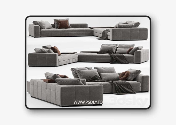 3dsky Pro - Sofa Minotti Blazer 3D Model 1 3dsky Pro - Sofa Minotti Blazer 3D Model