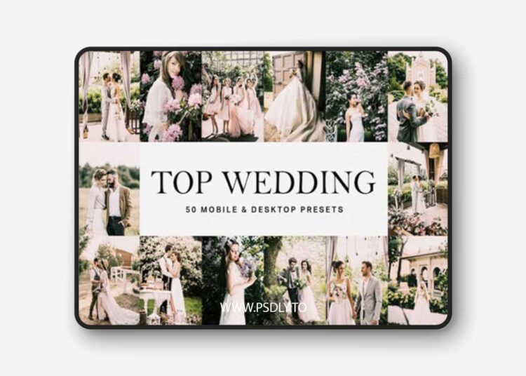 50 Wedding Mobile & Desktop Presets for Lightroom and LUTs 1 50 Wedding Mobile & Desktop Presets for Lightroom and LUTs