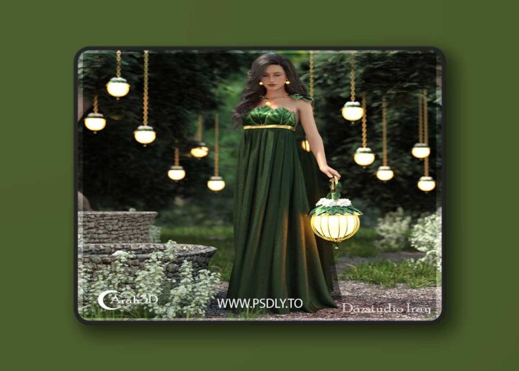 Arah3D Forest Matron for G8F Poser 1 Arah3D Forest Matron for G8F Poser