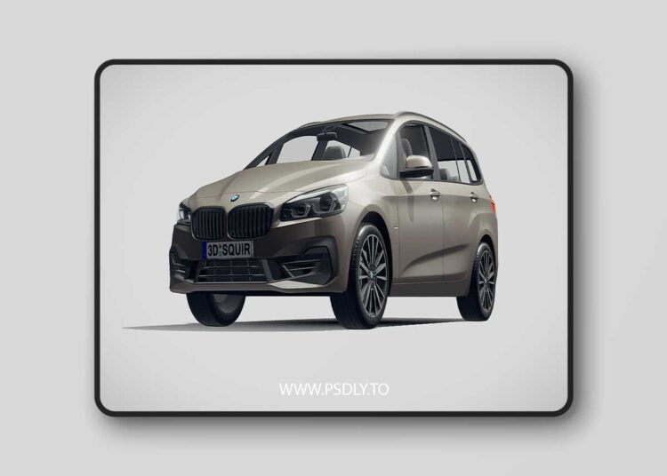 BMW 2 Gran Tourer 2019 3D Model 1 BMW 2 Gran Tourer 2019 3D Model
