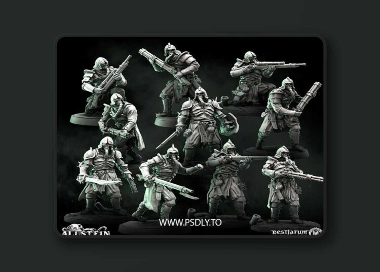 Bane Gunners x 10 – 3D Print Model 1 Bane Gunners x 10 – 3D Print Model