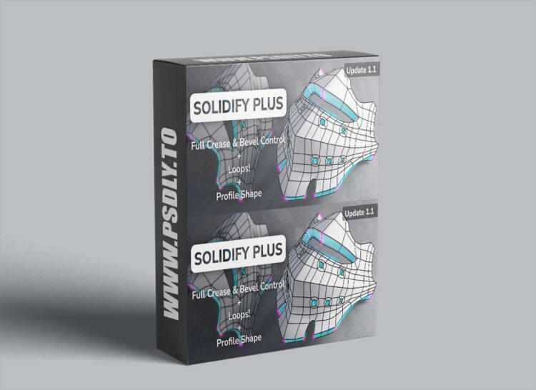 Blender - Solidify Plus v1.1 1 Blender - Solidify Plus v1.1