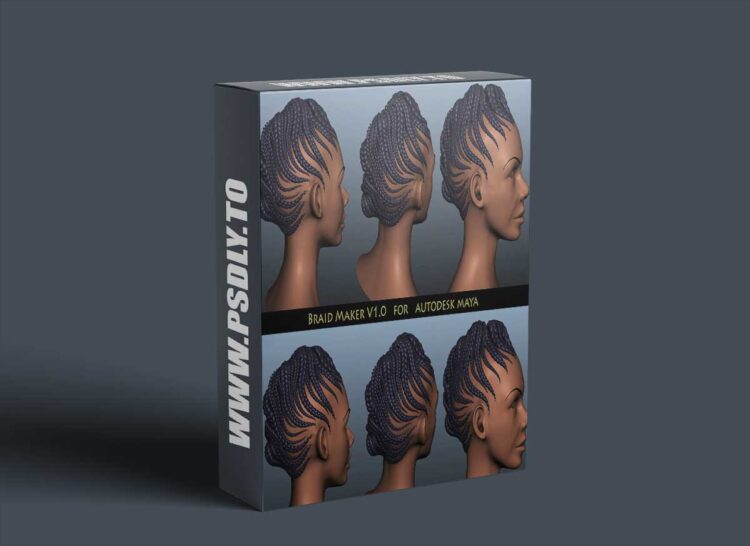 Braid Maker v1.0 for Maya 1 Braid Maker v1.0 for Maya