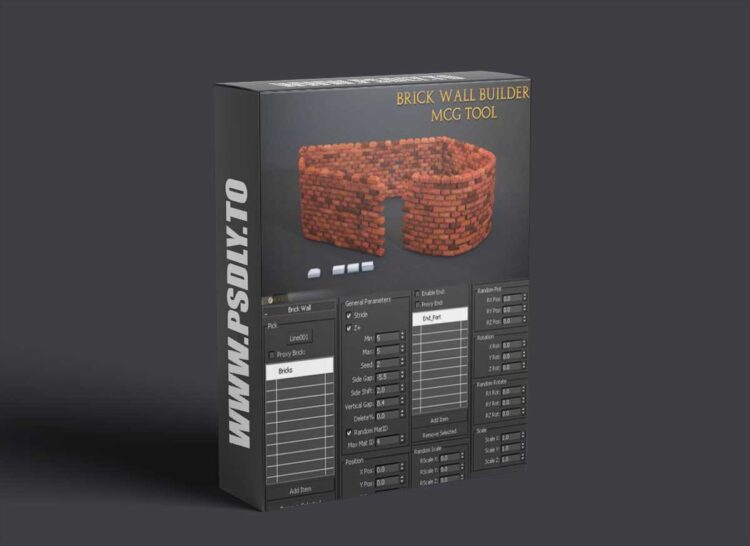 Brick Wall Builder v1.4 Script for 3ds Max 1 Brick Wall Builder v1.4 Script for 3ds Max