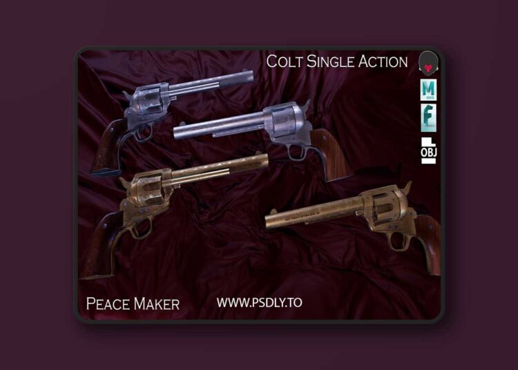 CGTrader - Colt Single Action peace maker 1 CGTrader - Colt Single Action peace maker