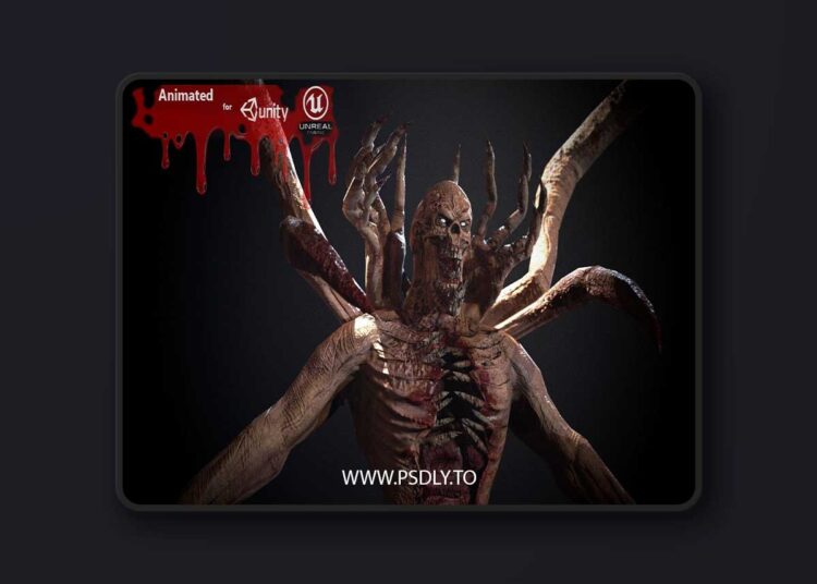 CGTrader - Mutant2 demon with long claws 1 CGTrader - Mutant2 demon with long claws