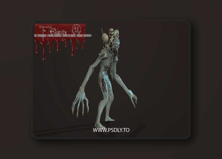 CGTrader - mutant3 humanoid running 1 CGTrader - mutant3 humanoid running