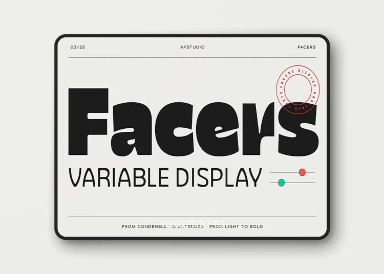 CreativeMarket - Facers Font Family 1 CreativeMarket - Facers Font Family