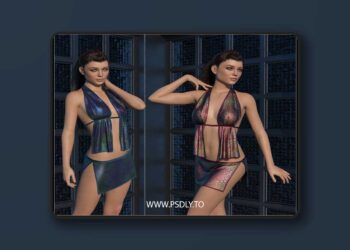 DForce - Angelique for G8F Poser