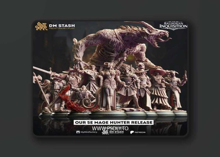 DM Stash – The Baldurian Inquisition March 2025 – 3D Print Model STL 1 DM Stash – The Baldurian Inquisition March 2025 – 3D Print Model STL
