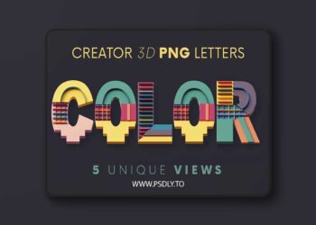 Deeezy - Colorful Art - 3D Lettering 54545