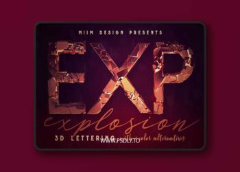 Deeezy - Explosion - 3D Lettering 17600