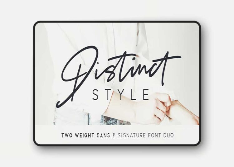 Distinct Style Font Duo 1 Distinct Style Font Duo