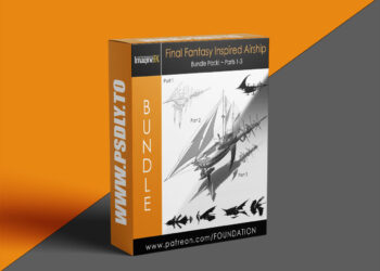 Foundation Patreon - Final Fantasy Inspired Airship Bundle (Parts 1-3)