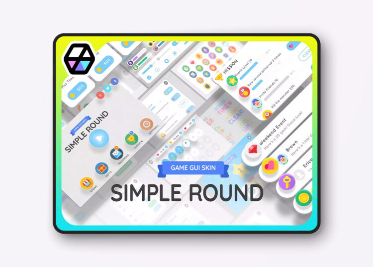 GUI Kit - Simple Round v1.2.2 for Unity Asset 1 GUI Kit - Simple Round