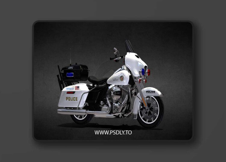 Harley-Davidson FLHTP-Electra Glide Police L.A. 3d Model 1 Harley-Davidson FLHTP-Electra Glide Police L.A. 3d Model
