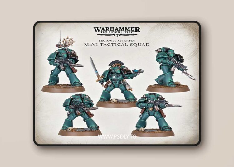 Legiones Astartes MKVI Tactical Squad – 3D Print 1 Legiones Astartes MKVI Tactical Squad – 3D Print